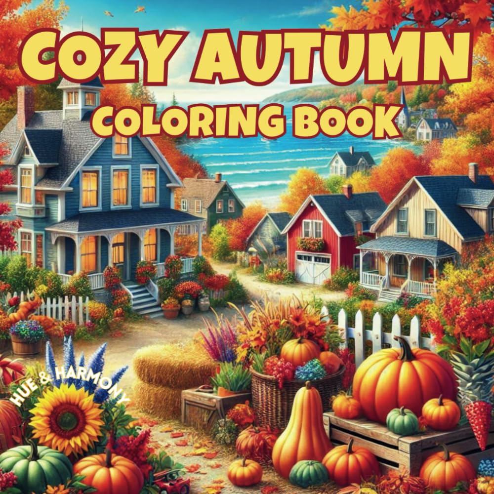 Cozy Autumn Coloring Book